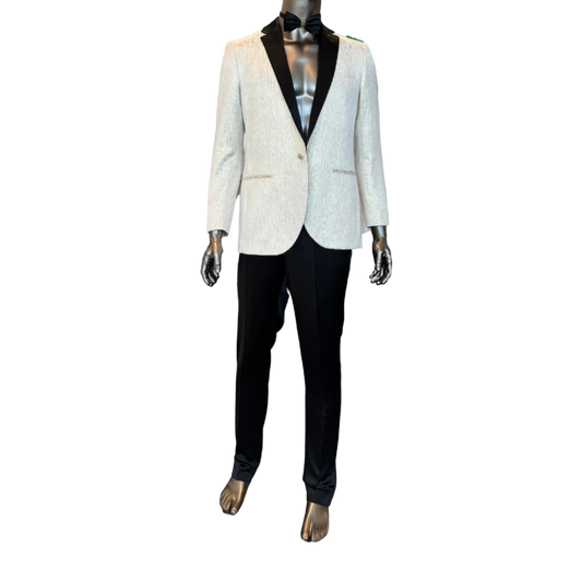 Gold/Black Suit w/Bow Tie