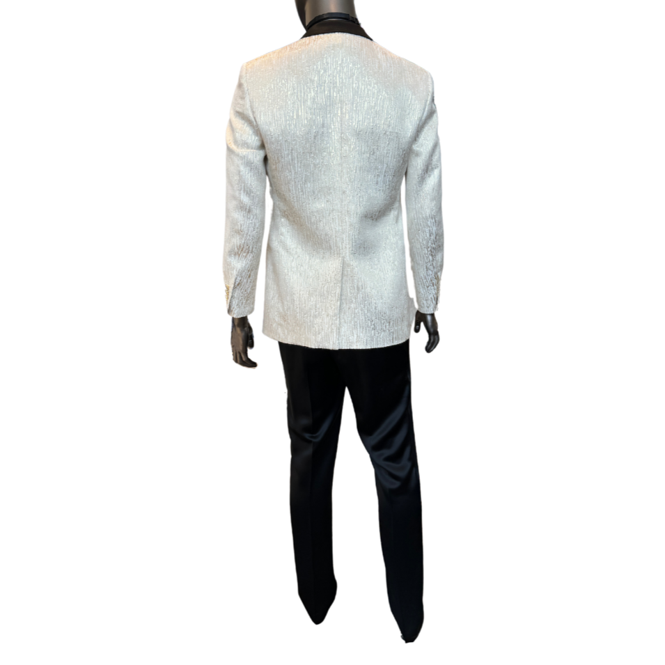 Gold/Black Suit w/Bow Tie