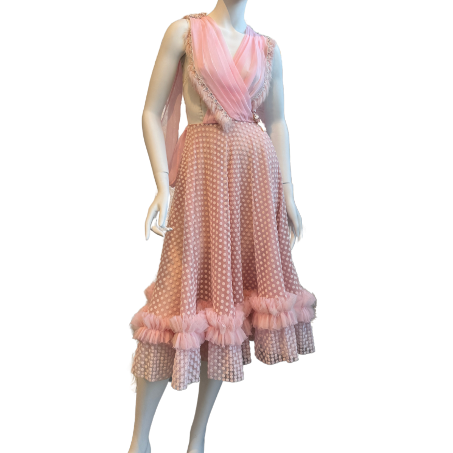 Pink Polka Dots Dress