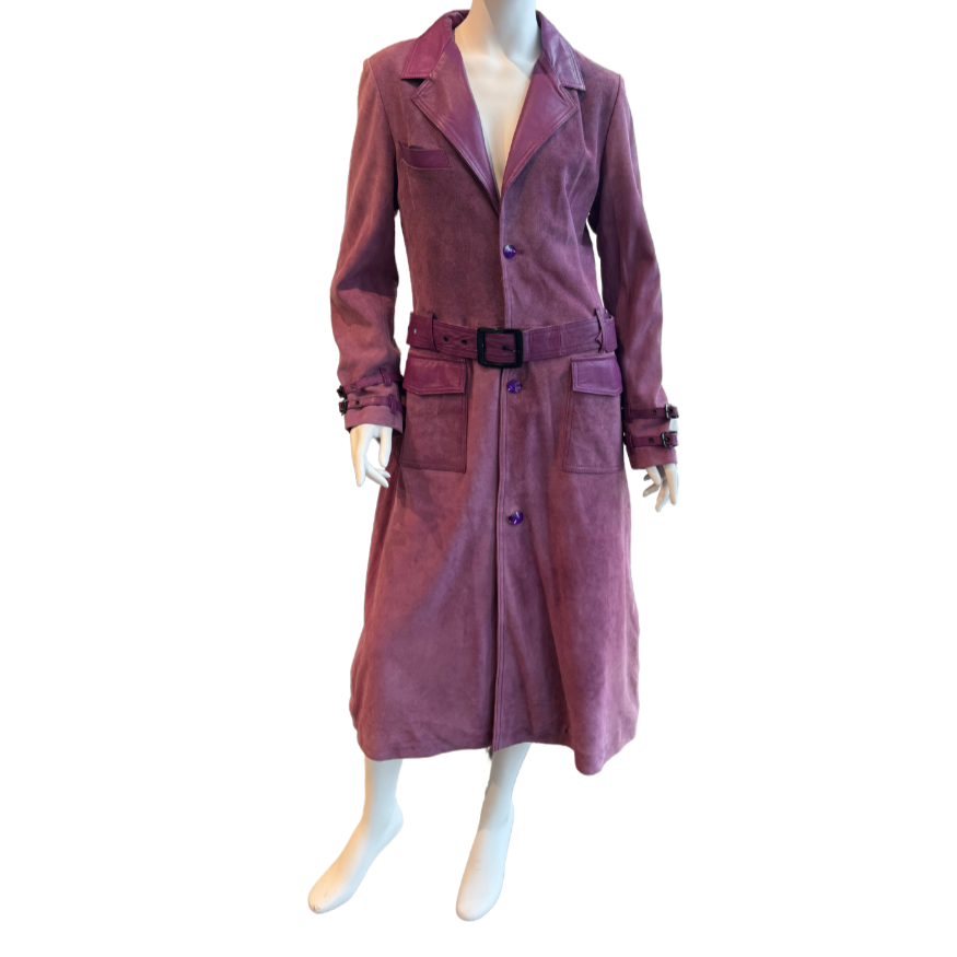 Purple Suede Jacket w/Gems