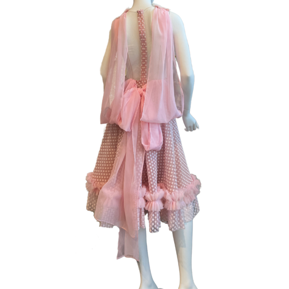 Pink Polka Dots Dress