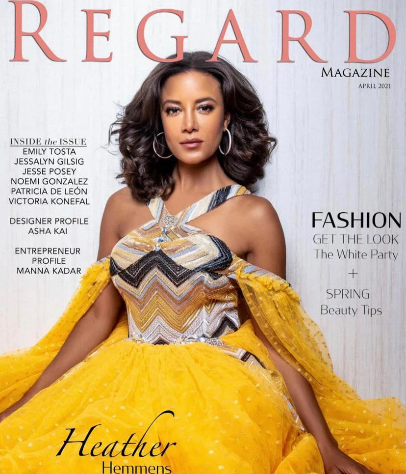 SOLD! Yellow Chevron Tulle Gown