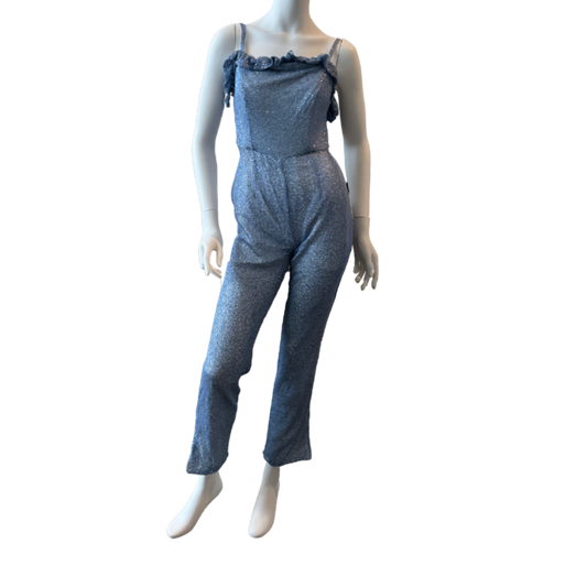 Pale Blue Sequin Jumpsuit