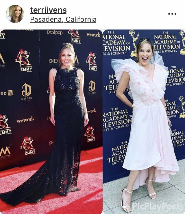 Pink High/Low Ruffle Dress